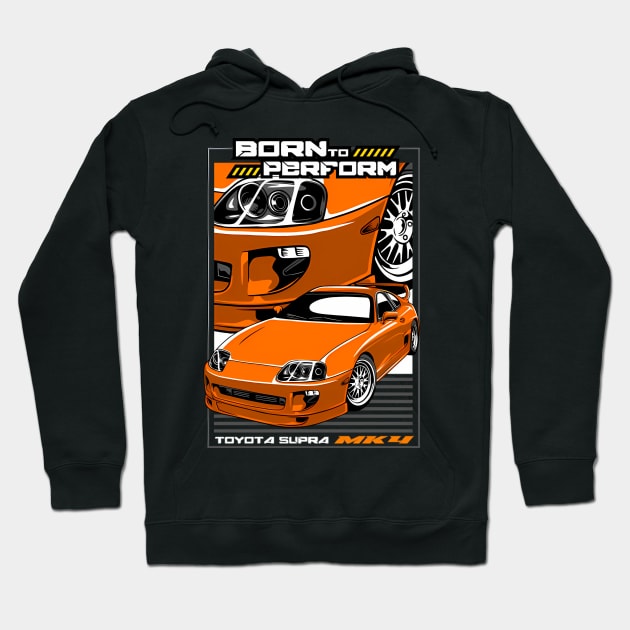 Born To Perform Hoodie by OrigamiOasis